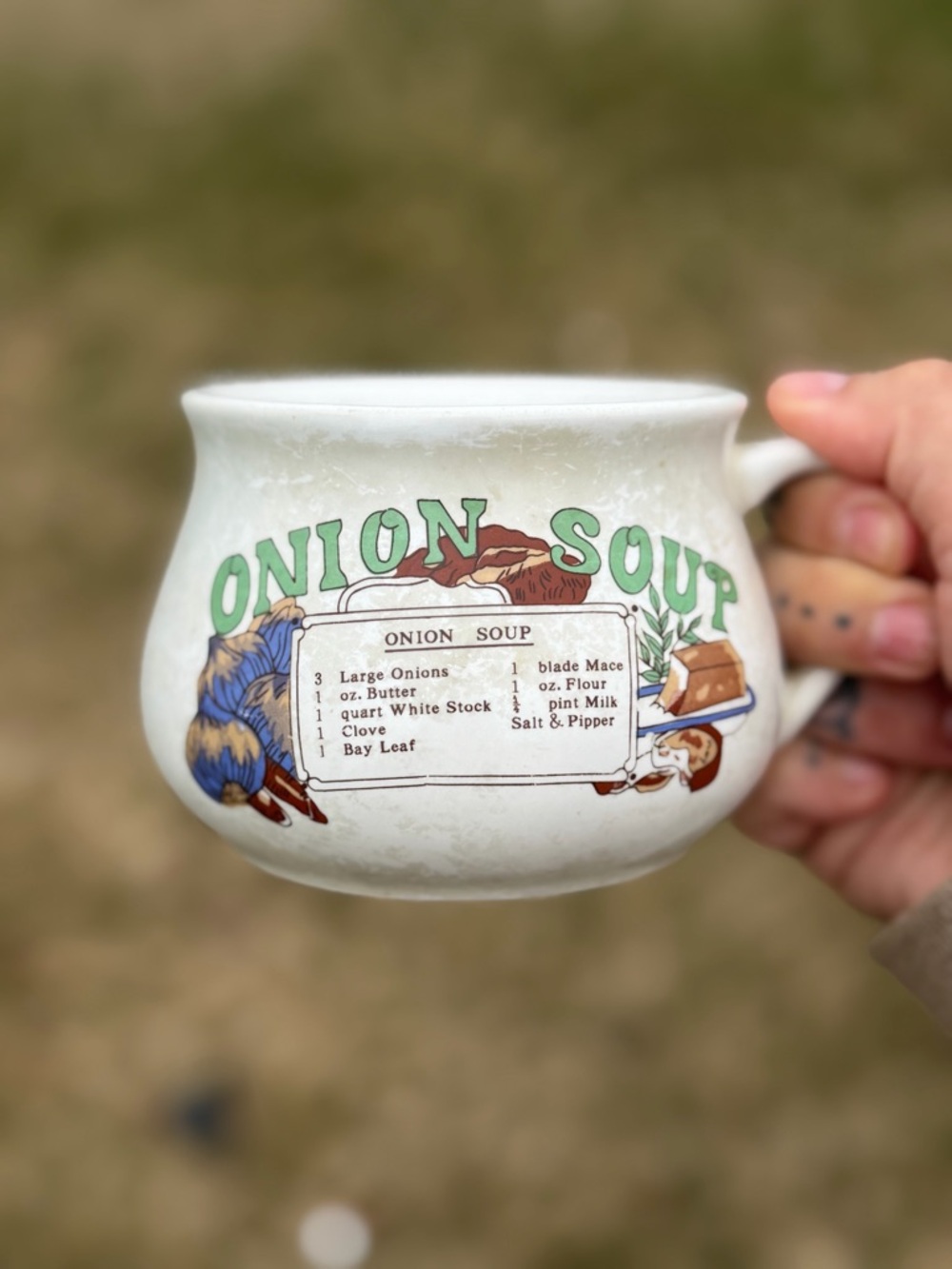 Onion soup cup